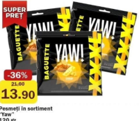 Yaw! Pesmeți în sortiment 120g