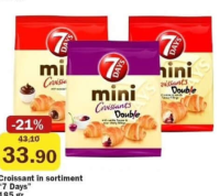 7 Days Croissant în sortiment 185g