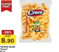 Croco Pufuleți sărați 85g