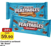 Mr. Beast Feastables Ciocolată în sortiment 60g