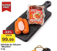 Mezellini Safalade de vită-porc 1 kg