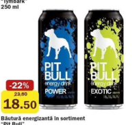 Băutură energizantă în sortiment "Pit Bull" 500 ml