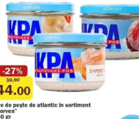 Norven Icre de pește de atlantic în sortiment 160 g