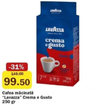 Cafea măcinată "Lavazza" Crema e Gusto 250 gr