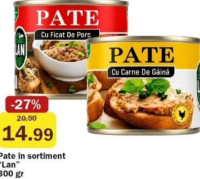 Lan Pate în sortiment 300 g