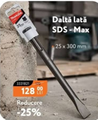 Makita Daltă lată SDS - Max 25 x 300 mm