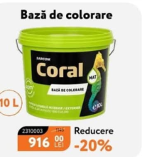 Coral Bază de colorare 10L