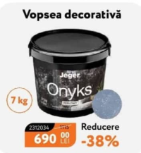Jeger Onyks Vopsea decorativă 7kg