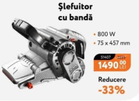 Graphite Șlefuitor cu bandă 800W 75x457mm