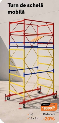 Turn de schelă mobilă 1+5 1.2x2 m