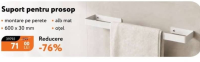 Suport pentru prosop 600x30 mm