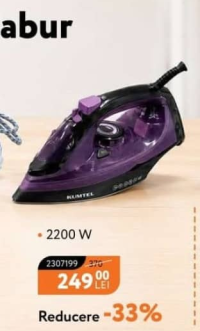 KUMTEL Fier de călcat cu abur 2200 W