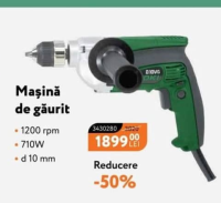 HiKOKI Mașină de găurit 710W d 10mm 1200rpm
