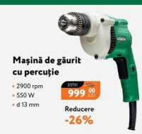 HiKOKI Mașină de găurit cu percuție 550W d 13mm