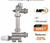 MPN Kit încălzire pardoseală d1" fără pompă