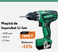 HiKOKI Mașină de înșurubat Li-Ion 10.8V 21Nm