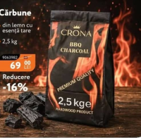 Crona Cărbune din lemn cu esență tare 2.5 kg