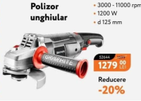 Graphite Polizor unghiular 1200W d 125mm