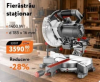 Graphite Fierăstrău staționar 1400W d 185x16mm