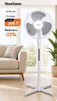 KUMTEL Ventilator d 40 cm 3 viteze