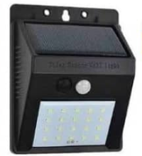 Lampă solară cu senzor la mișcare 0.5 W 110 Lm 4000 K IP44