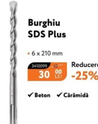 Burghiu SDS Plus 6 x 210 mm
