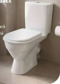 Vas WC compact pe pardosea evacuare verticală