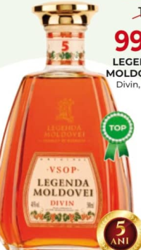 LEGENDA MOLDOVEI Divin 5 ani 0.5L