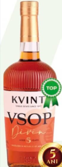KVINT VSOP Divin 5 ani 0.5L
