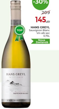 HANS GREYL Sauvignon Blanc Vin alb sec 0.75L