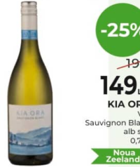 KIA ORA Vin Sauvignon Blanc alb sec 0.75L