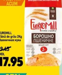 Euromill Făină de grâu 2kg