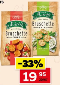 Maretti Хрустящие брускетты в ассортименте 140г