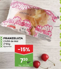 FRANZELUȚA Chiflă de Mai 2*80g