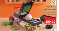 Grunberg Răzătoare multifuncțională oțel inoxidabil/plastic 15 piese 1 set
