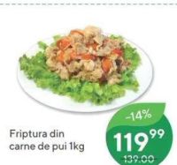 Friptura din carne de pui 1kg
