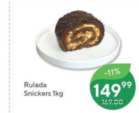 Rulada Snickers 1kg