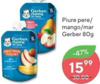 Gerber Piure pere/mango/mar 80g