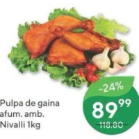 Nivalli Pulpă de găină afum. amb. 1kg