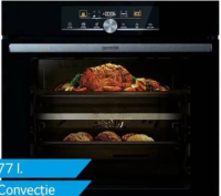 Gorenje Cuptor electric încorporabil BOS6747A01BG 77 l, Convecție, 26 programe