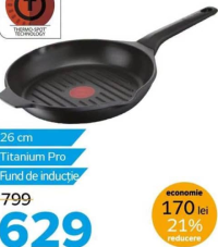 Tefal Tigaie E2324074 Delicio Grill 26cm