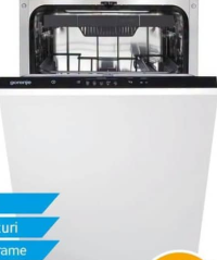Gorenje Mașină de spălat vase încorporabilă GV520E10 45 cm, 11 seturi, 5 programe