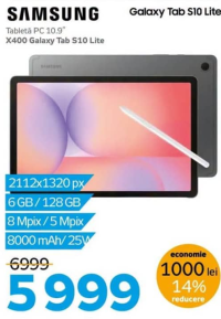 Samsung Galaxy Tab S10 Lite Tabletă PC 10.9" X400 6GB/128GB