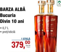 BARZA ALBĂ Bucuria Divin 10 ani 0.7 L (1 sticlă)