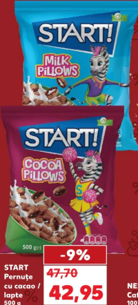 START Pernuțe cu cacao / lapte 500 g