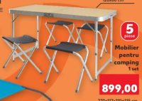 Crivit Mobilier pentru camping 1 set