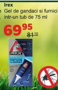 Irex Gel de gandaci si furnici 75 ml