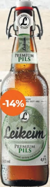 Leikeim Bere Premium Pils 0.5l