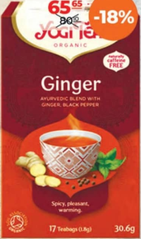 Yogi Tea Ceai Organic cu ghimbir 30g