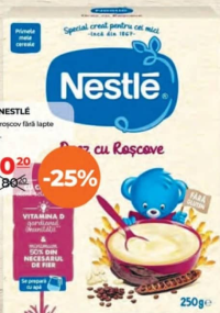 Nestlé Terci orez-roșcov fără lapte 250g